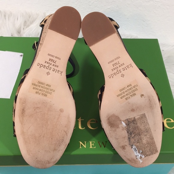 KATE SPADE NEW YORK LONNIE LEOPARD PRINT WEDGE - Picture 12 of 15